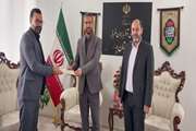 دیدار با فرماندار شهرستان چالدران در سفر مدیر کل دامپزشکی استان به این شهرستان 